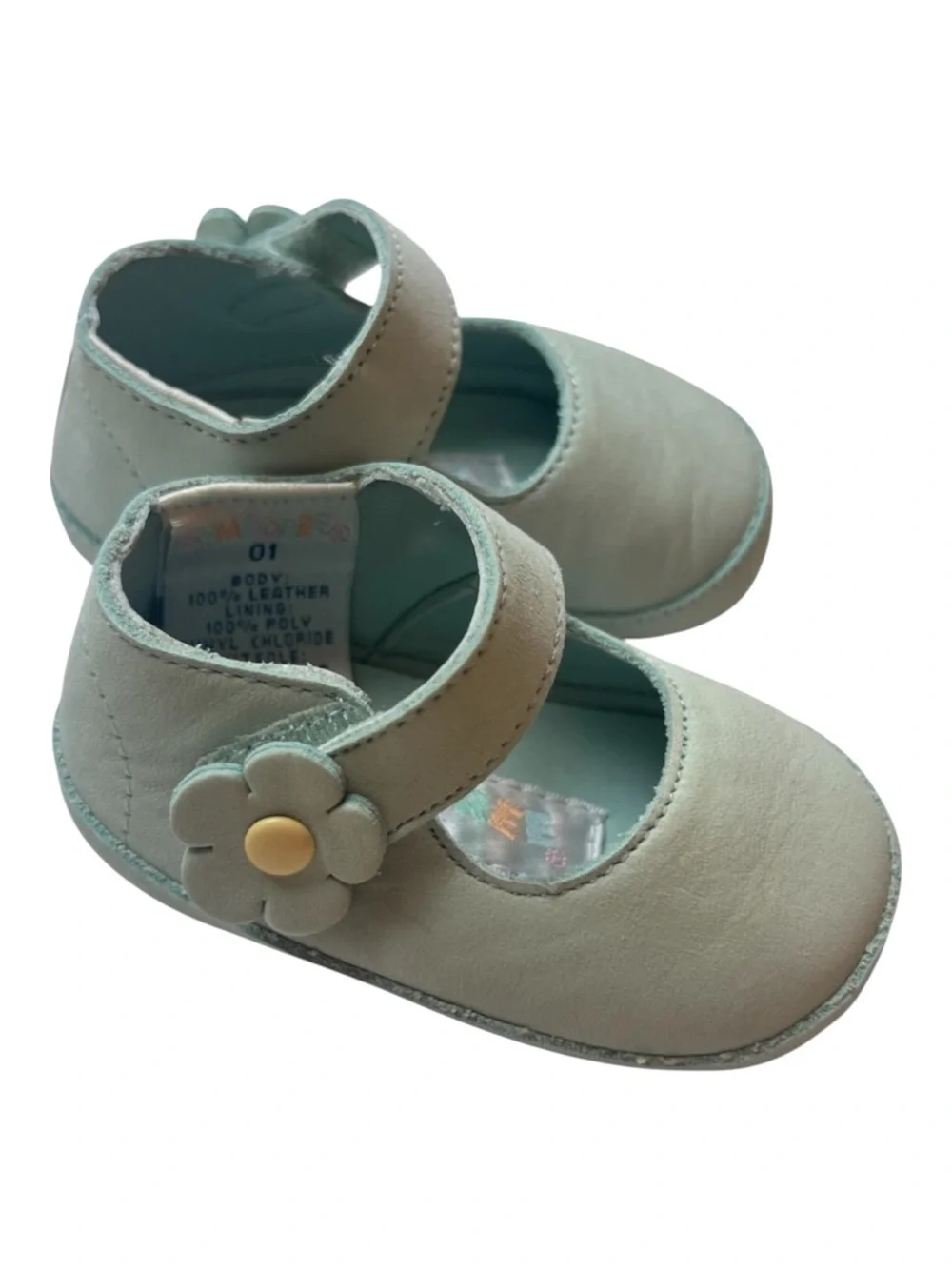 Vintage 90s Y2K Gymboree Leather Baby Shoes